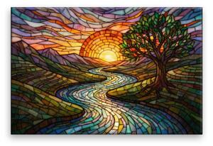 Obraz na plátně - Křišťálový východ slunce - 120x80 cm