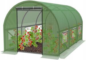 Garden Line Fóliovník se 3 segmenty STRETCH 350x200 cm zelený