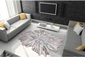 Moderní koberec TINE 75317A Abstrakce, nepravidelný tvar, tmavo š velikost 195x290 cm | krásné koberce cz