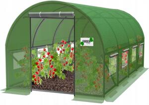 Garden Line Fóliovník se 4 segmenty STRETCH 400x250 cm zelený