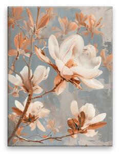 Obraz na plátně - Magnolie v růžovém - 30x40 cm