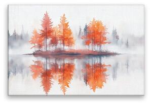 Obraz na plátně - Podzimní ostrov snů - 120x80 cm
