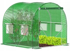 Garden Line Fóliovník se 2 segmenty STRETCH 200x200 cm zelený