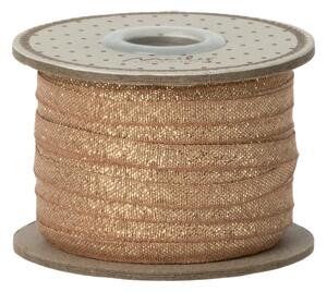Textilní stuha Vintage Rose/Gold 25 m Maileg