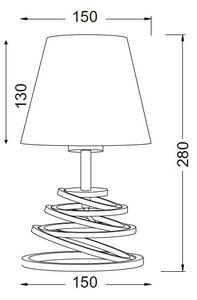 ACA Lighting Floor a amp;Table stolní svítidlo OYD10134WTL1