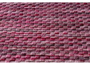 Moderní FISY koberec SISAL 20774 Čtverce, melanž růžový velikost 120x170 cm | krásné koberce cz