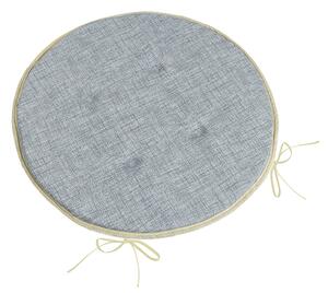 BELLATEX Sedák LADA kulatý hladký Šedá průměr 40 cm