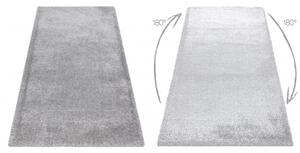 Koberec FLUFFY shaggy stříbrný velikost 200x290 cm | krásné koberce cz
