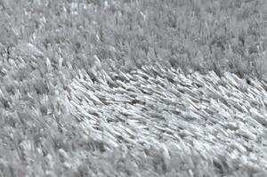 Koberec FLUFFY shaggy stříbrný velikost 200x290 cm | krásné koberce cz