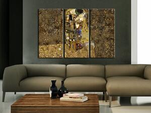 Obraz Klimtovy inspirace - Polibek