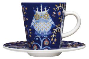Šálek a podšálek espresso Taika iittala 0,1 l modrý