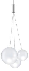 Lodes 16410 1327 Random, závěs z matně bílého foukaného skla, 3x1W LED 2700K, šířka 29cm