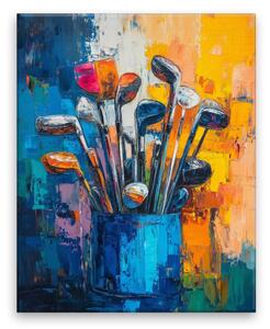 Obraz na plátně - Golfové hole - 40x50 cm - CZ výroba