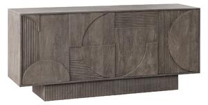 Komoda ART DECO II GREY 170 CM masiv mango Nábytek | Úložné prostory | Komody | Nízké