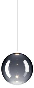 Lodes 17112 4327 Random Solo 14, závěs z kouřového foukaného skla, 1x1W LED 2700K, prům.14cm