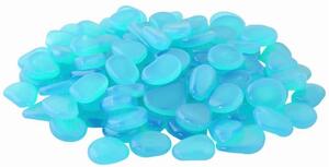 ISO Svítící dekorativní kameny 100 ks - modré, 8768