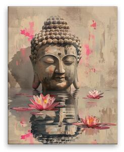 Obraz na plátně - Buddhova meditace - 40x50 cm