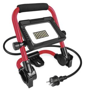 EMOS LED reflektor ELION 20W, červeno-černý, IP65, 3000 lm, neutrální bílá