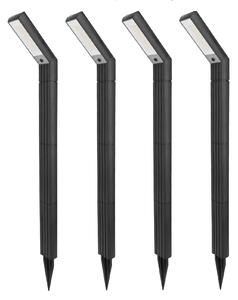 LEDsolar Měsíční cesta venkovní světlo do země 4 ks, bezdrátové, iPRO, 1,7W, teplá barva