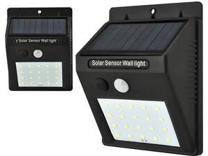 ISO 5015 Nástěnné solární svítidlo s pohybovým senzorem - 20 LED