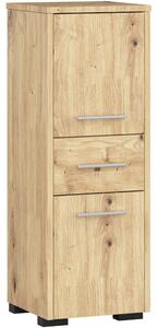 Ak furniture Koupelnová skříňka FIN dub artisan