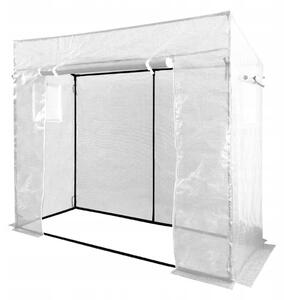 Garden Line Mini fóliovník MARGE 200x80x148/170 cm bílý