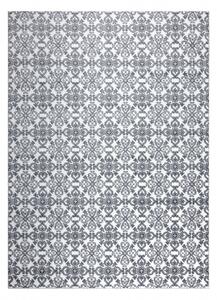 Koberec ARGENT W4949 květiny bílá / šedá velikost 160x220 cm | krásné koberce cz