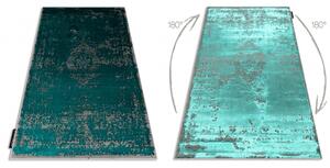 Moderní koberec DE LUXE 2083 ornament vintage Strukturální, zelená velikost 140x190 cm | krásné koberce cz