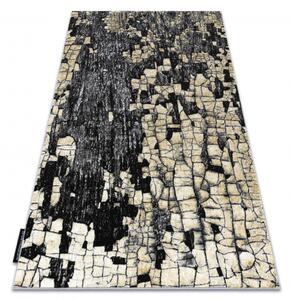 Moderní koberec DE LUXE 2079 Dlažba cihlový Strukturální zlato / še velikost 200x290 cm | krásné koberce cz