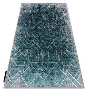 Moderní koberec DE LUXE 626 Geometrický, diamanty Strukturální šed velikost 200x290 cm | krásné koberce cz