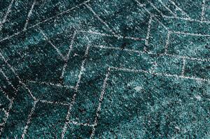 Moderní koberec DE LUXE 626 Geometrický, diamanty Strukturální šed velikost 120x170 cm | krásné koberce cz