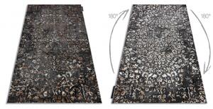 Moderní koberec DE LUXE 2080 ornament vintage Strukturální šedá velikost 120x170 cm | krásné koberce cz