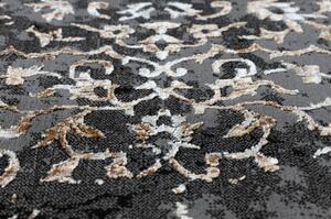 Moderní koberec DE LUXE 2080 ornament vintage Strukturální šedá velikost 120x170 cm | krásné koberce cz