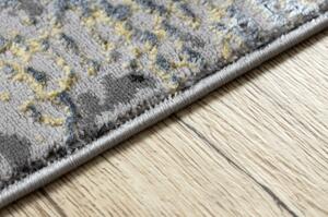 Moderní koberec DE LUXE 633 Abstrakce Strukturální krém / zlato velikost 140x190 cm | krásné koberce cz
