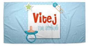 Sablio Ručník Vítej na světě 2 - 30x50 cm