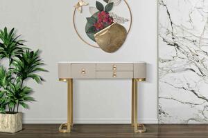 Designová konzole Ondelette 100 cm krémová