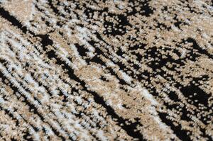 Moderní koberec DE LUXE 634 Rám vintage Strukturální šedá / zlato velikost 120x170 cm | krásné koberce cz