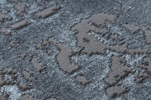 Moderní koberec DE LUXE 2083 ornament vintage Strukturální šedá velikost 240x340 cm | krásné koberce cz