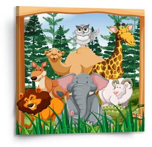 Sablio Obraz Zoo - 110x110 cm