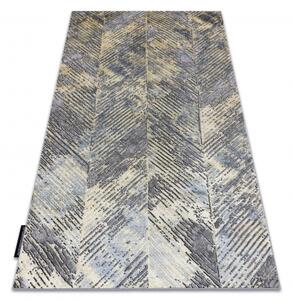 Moderní koberec DE LUXE 2087 Rybí kost vintage Strukturální, zlato velikost 240x340 cm | krásné koberce cz