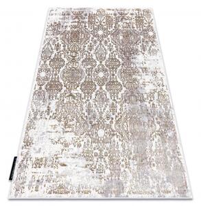 Moderní koberec DE LUXE 2081 ornament vintage Strukturální zlato / velikost 160x220 cm | krásné koberce cz