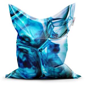 Sablio Sedací vak Classic Modré bubliny - 150x100 cm