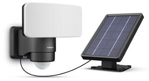 Philips 8720169362208 UltraEfficient Tylus solární nástěnné svítidlo se senzorem LED 6W 1000/50lm 3000K IP44 černá