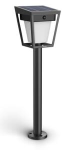Philips 8720169362147 UltraEfficient Nissa solární stojanové svítidlo/sloupek zapichovací se senzorem LED V490mm + hrot203mm 1,8W/250/25lm 3000K IP44 černá