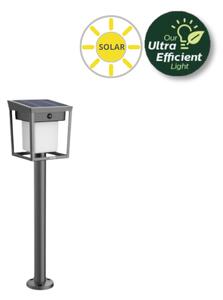 Philips 8720169362109 UltraEfficient Blaise solární stojanové svítidlo/sloupek zapichovací se senzorem LED V490mm + hrot203mm 1,5W 250/20lm 3000K IP44 antracitová