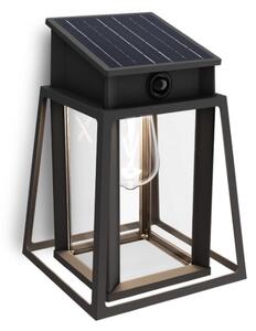 Philips 8720169361881 UltraEfficient Lysin solární nástěnné svítidlo se senzorem LED 3,2W/500lm 4000K IP44 antracitová