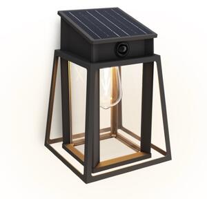 Philips 8720169361867 UltraEfficient Lysin solární nástěnné svítidlo se senzorem LED 3,2W/500lm 2700K IP44 antracitová