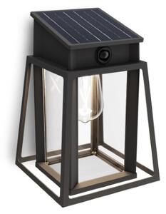 Philips 8720169361881 UltraEfficient Lysin solární nástěnné svítidlo se senzorem LED 3,2W/500lm 4000K IP44 antracitová