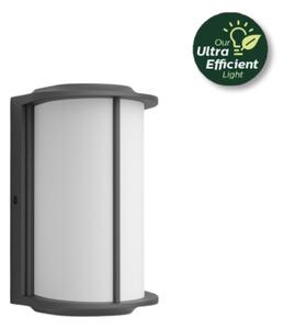 Philips 8720169351295 UltraEfficient Reese venkovní nástěnné svítidlo LED 4,3W/800lm 2700K IP44 antracitová