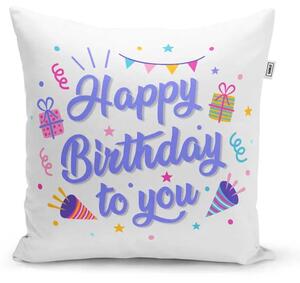Sablio Polštář Happy birthday to you 3: 40x40 cm